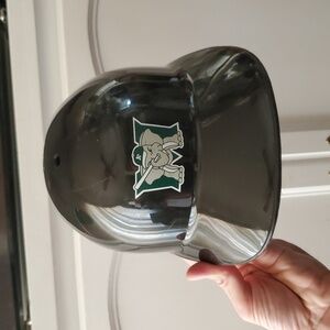 VINTAGE Modesto A's Baseball Adjustable Plastic Helmet GVC The Hawk Black